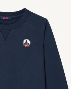 Kleding-JOTT Sweat Enfant En Coton Biologique Marine Barcelos 104 Navy