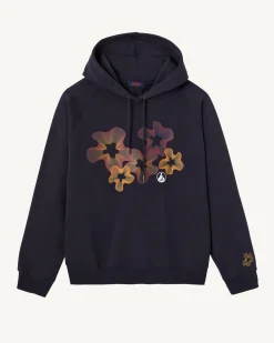 Kleding-JOTT Sweat Fleuri Femme En Coton Biologique Marine Medina 104 Navy