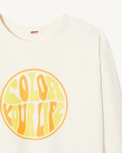 Kleding-JOTT Sweat Homme En Coton Biologique Ecru Camino Funday 895 Off-White