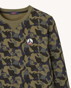 Kleding-JOTT Sweat Homme Print Militaire Braga 277 Print Militaire