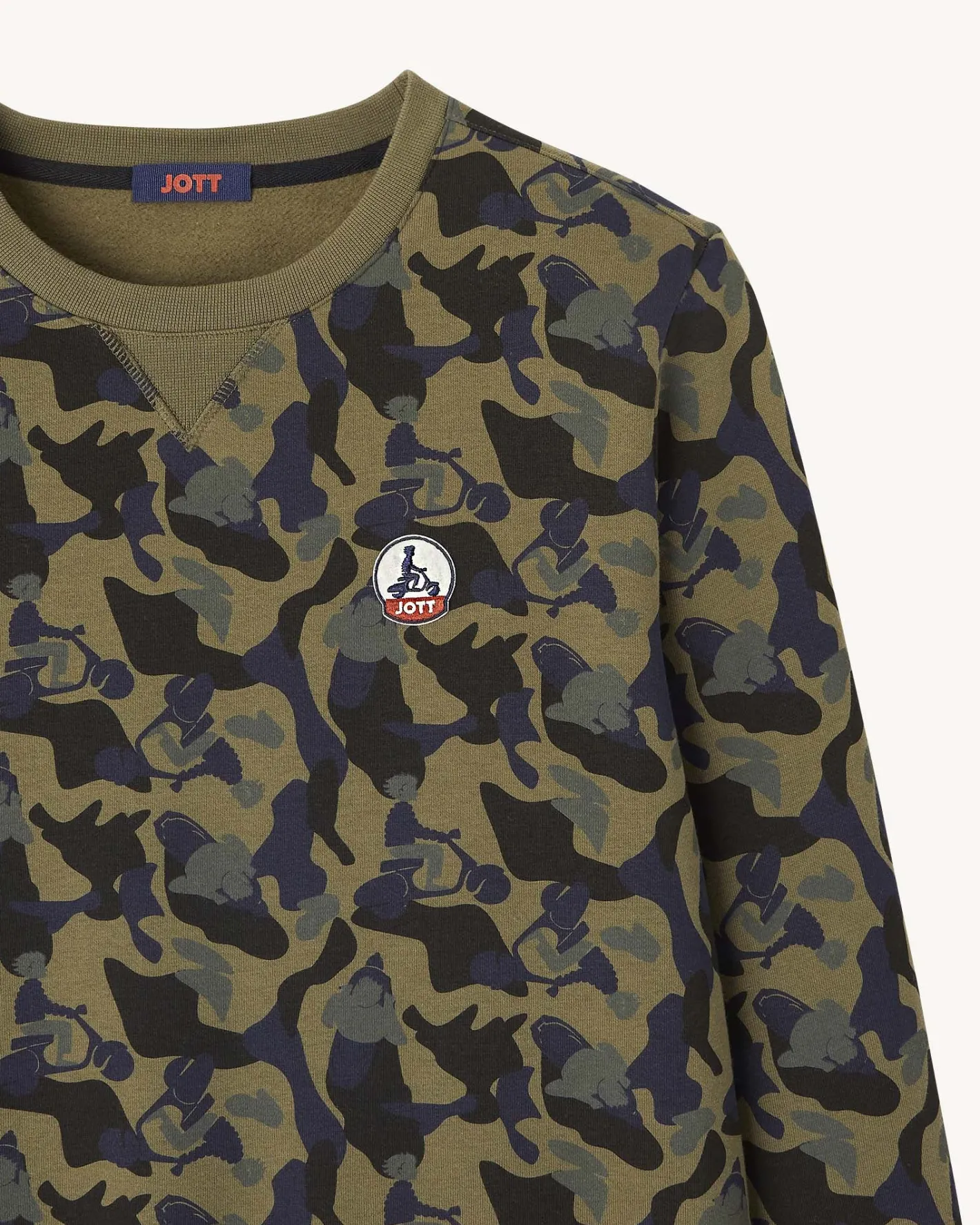 Kleding-JOTT Sweat Homme Print Militaire Braga 277 Print Militaire