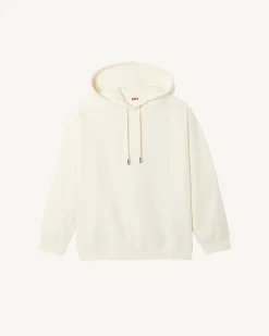 Kleding-JOTT Sweat Molleton A Capuche Femme En Coton Biologique Ecru Monteria 895 Off-White