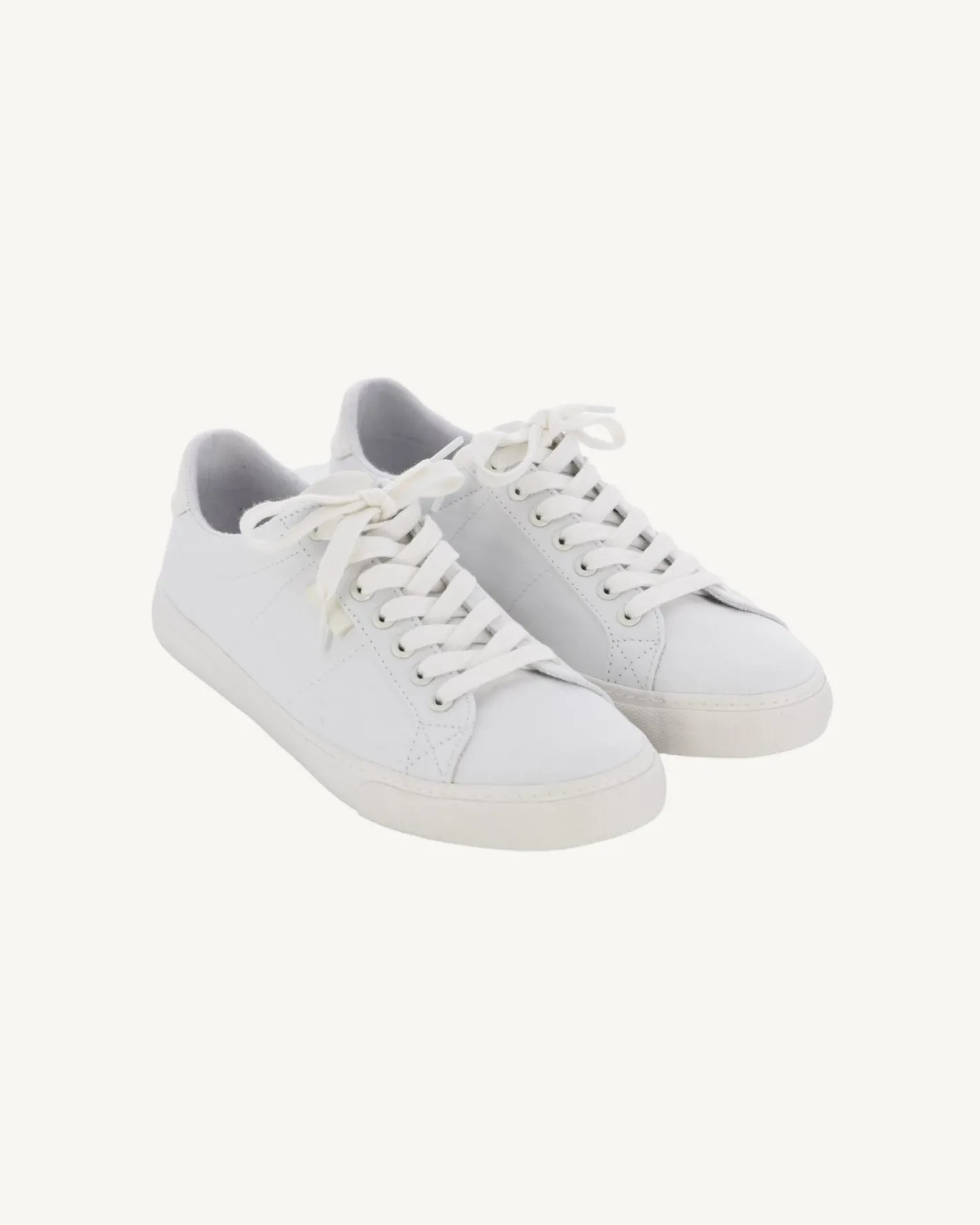 Schoenen-JOTT Tennis En Toile Blanc Horizon M 901 Blanc