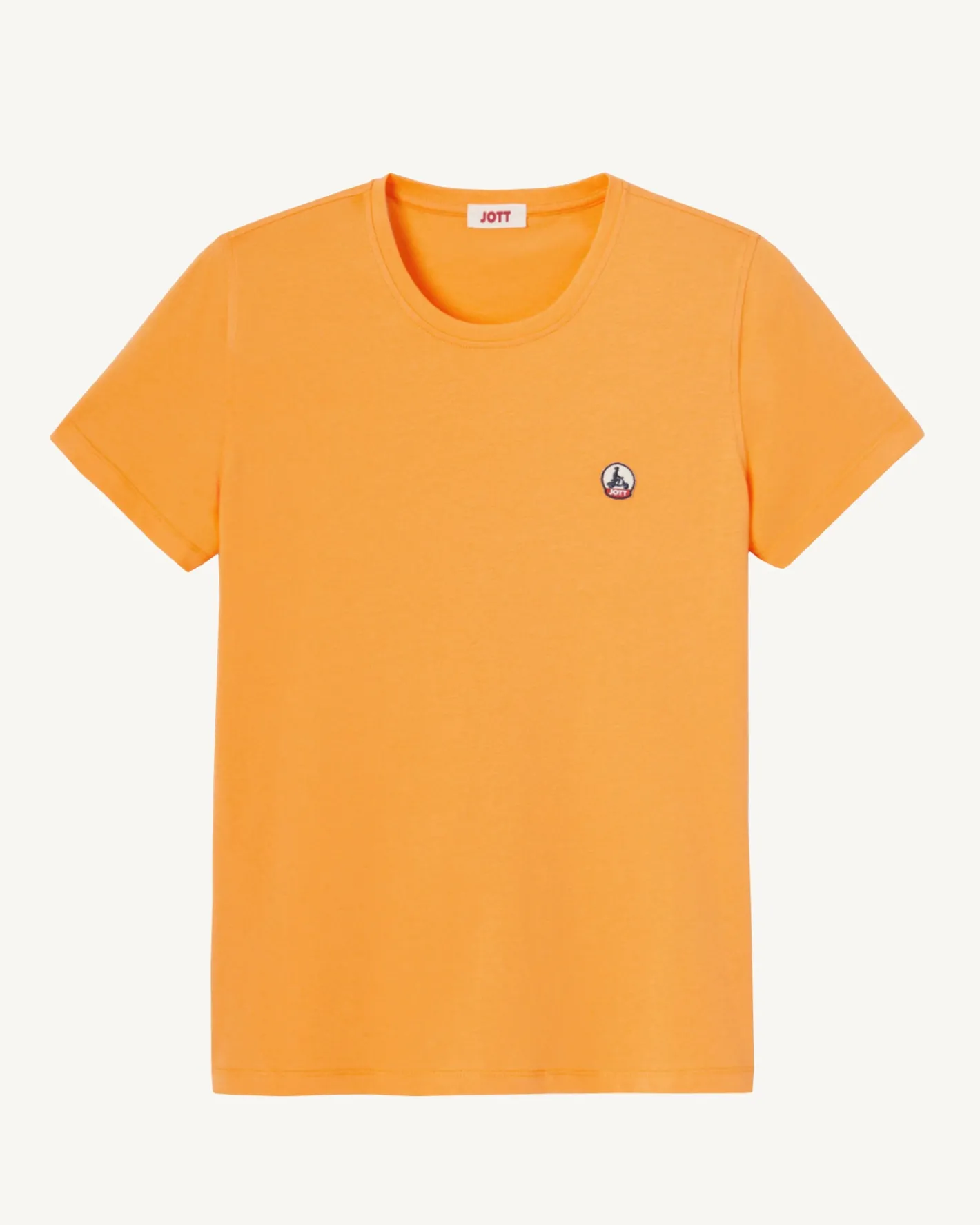 Kleding-JOTT T-Shirt A Col Rond Femme En Coton Biologique Abricot Rosas 728 Apricot