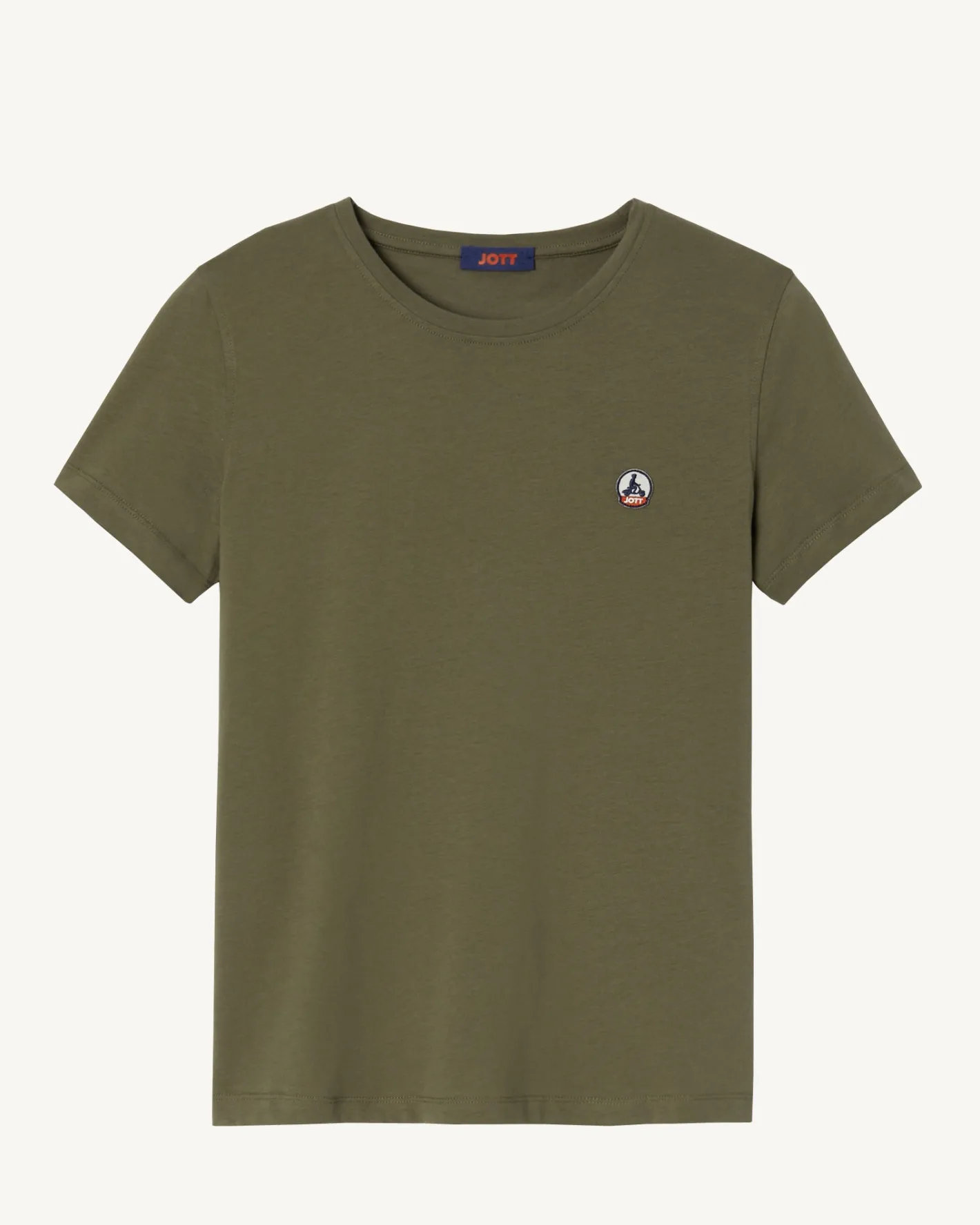 Kleding-JOTT T-Shirt A Col Rond Femme En Coton Biologique Army Rosas 255 Army