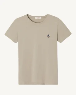 Kleding-JOTT T-Shirt A Col Rond Femme En Coton Biologique Beige Rosas 804 Beige