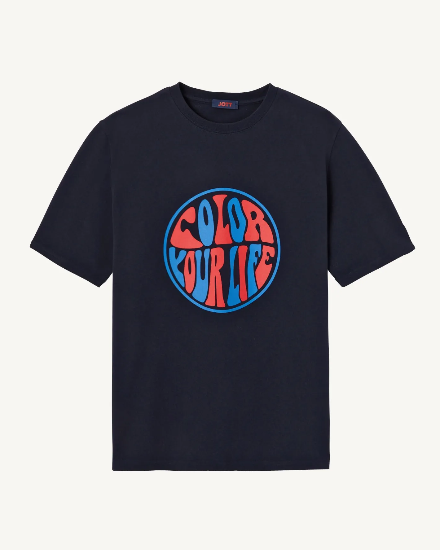 Kleding-JOTT T-Shirt Femme En Coton Biologique Marine Adela 104 Navy