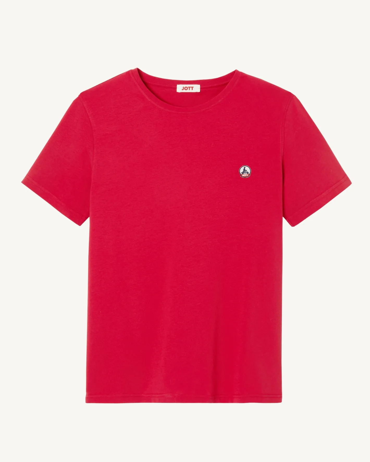 Kleding-JOTT T-Shirt Homme En Coton Biologique Rouge Pietro 300 Red