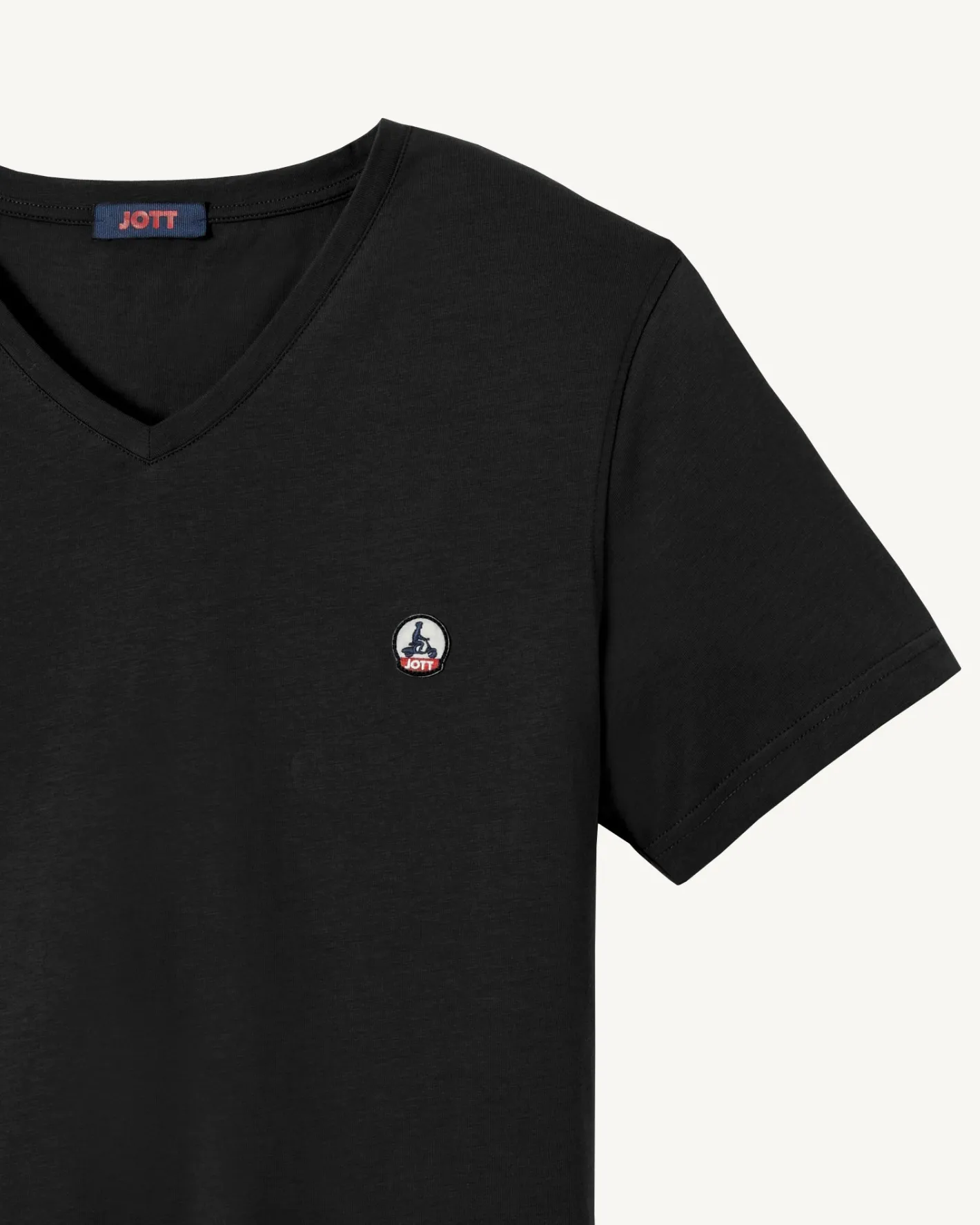 Kleding-JOTT T-Shirt Homme En Coton Biologique Noir Benito 999 Black