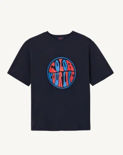 Kleding-JOTT T-Shirt Homme En Coton Biologique Marine Leo 104 Navy