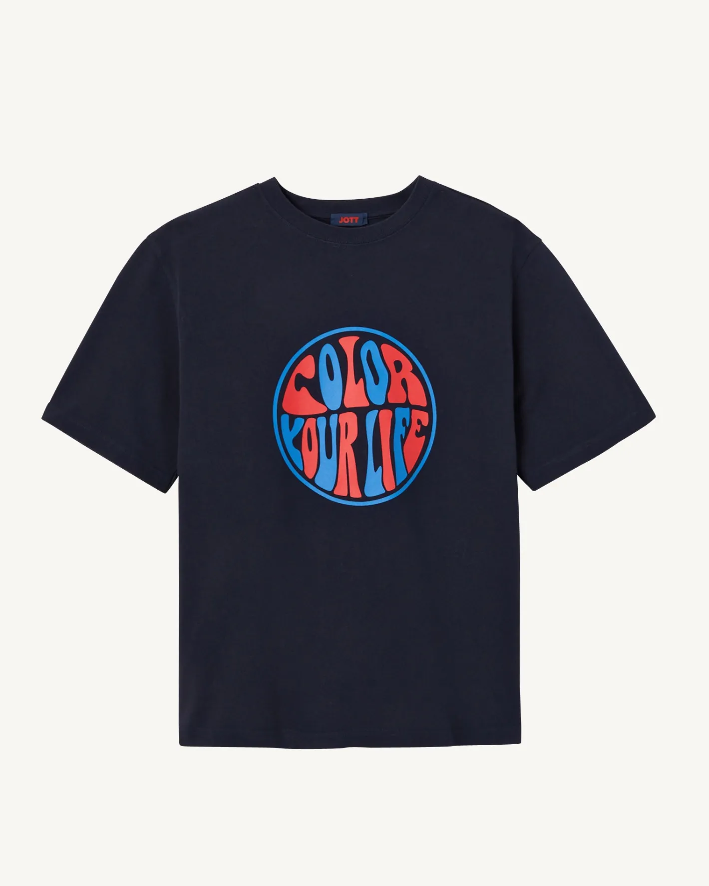 Kleding-JOTT T-Shirt Homme En Coton Biologique Marine Leo 104 Navy