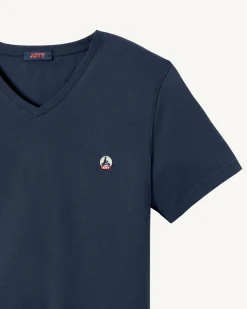 Kleding-JOTT T-Shirt Homme En Coton Biologique Marine Benito 104 Navy