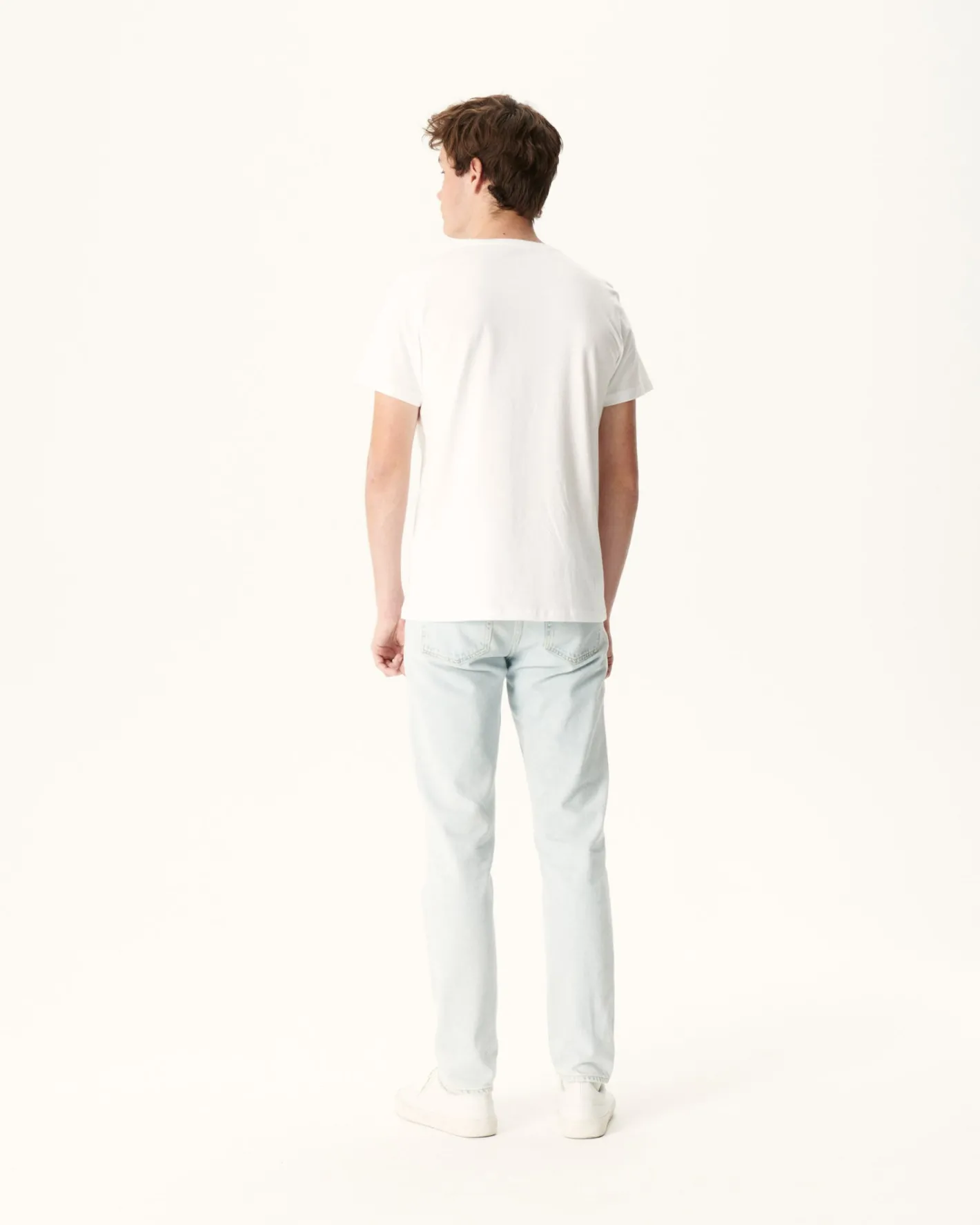 Kleding-JOTT T-Shirt Homme En Coton Biologique Blanc Benito 901 Blanc
