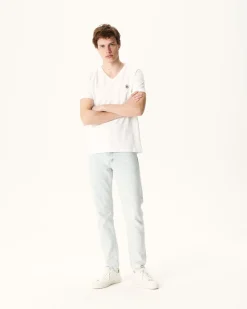 Kleding-JOTT T-Shirt Homme En Coton Biologique Blanc Benito 901 Blanc