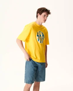 Kleding-JOTT T-Shirt Homme En Coton Biologique Citron Leo 631 Lemon