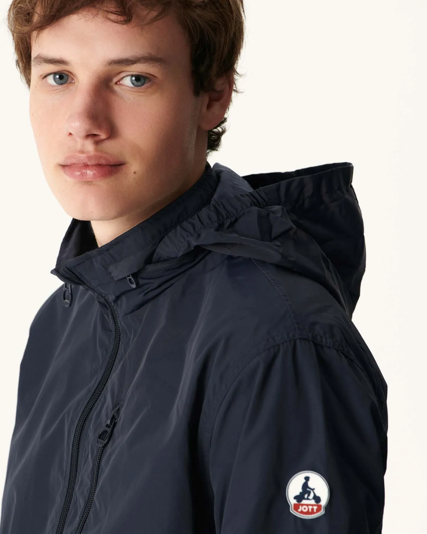 Donzen Jassen & Jacks-JOTT Veste A Capuche Pochonnable Marine Oregon 104 Navy