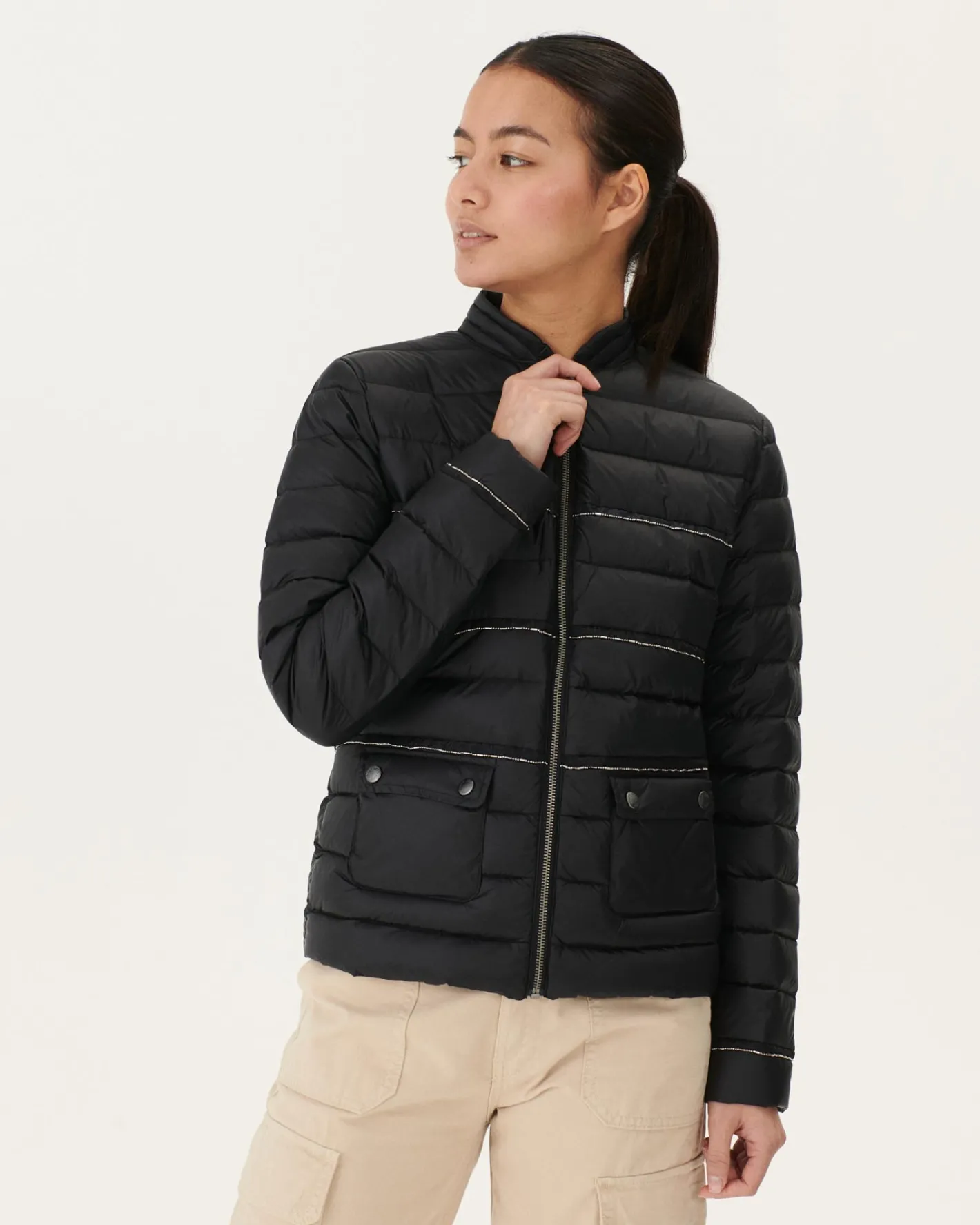 Donzen Jassen & Jacks-JOTT Veste Courte Legere Noir Andorra 999 Black