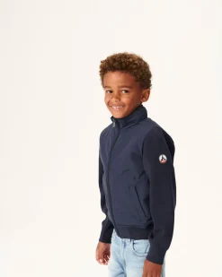 Donzen Jassen-JOTT Veste Legere A Capuche Marine Enfant Real 104 Navy