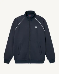 Kleding-JOTT Veste Zipee Homme En Coton Biologique Marine Craig 104 Navy