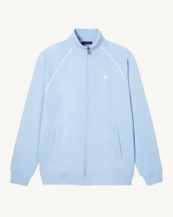 Kleding-JOTT Veste Zipee Homme En Coton Biologique Bleu Clair Craig 180 Soft Blue