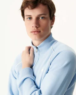 Kleding-JOTT Veste Zipee Homme En Coton Biologique Bleu Clair Craig 180 Soft Blue