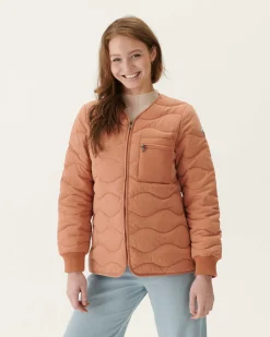 Donzen Jassen & Jacks-JOTT Veste Zippee Col V Camel Alexia 839 Camel