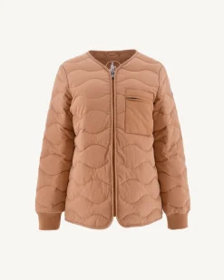 Donzen Jassen & Jacks-JOTT Veste Zippee Col V Camel Alexia 839 Camel