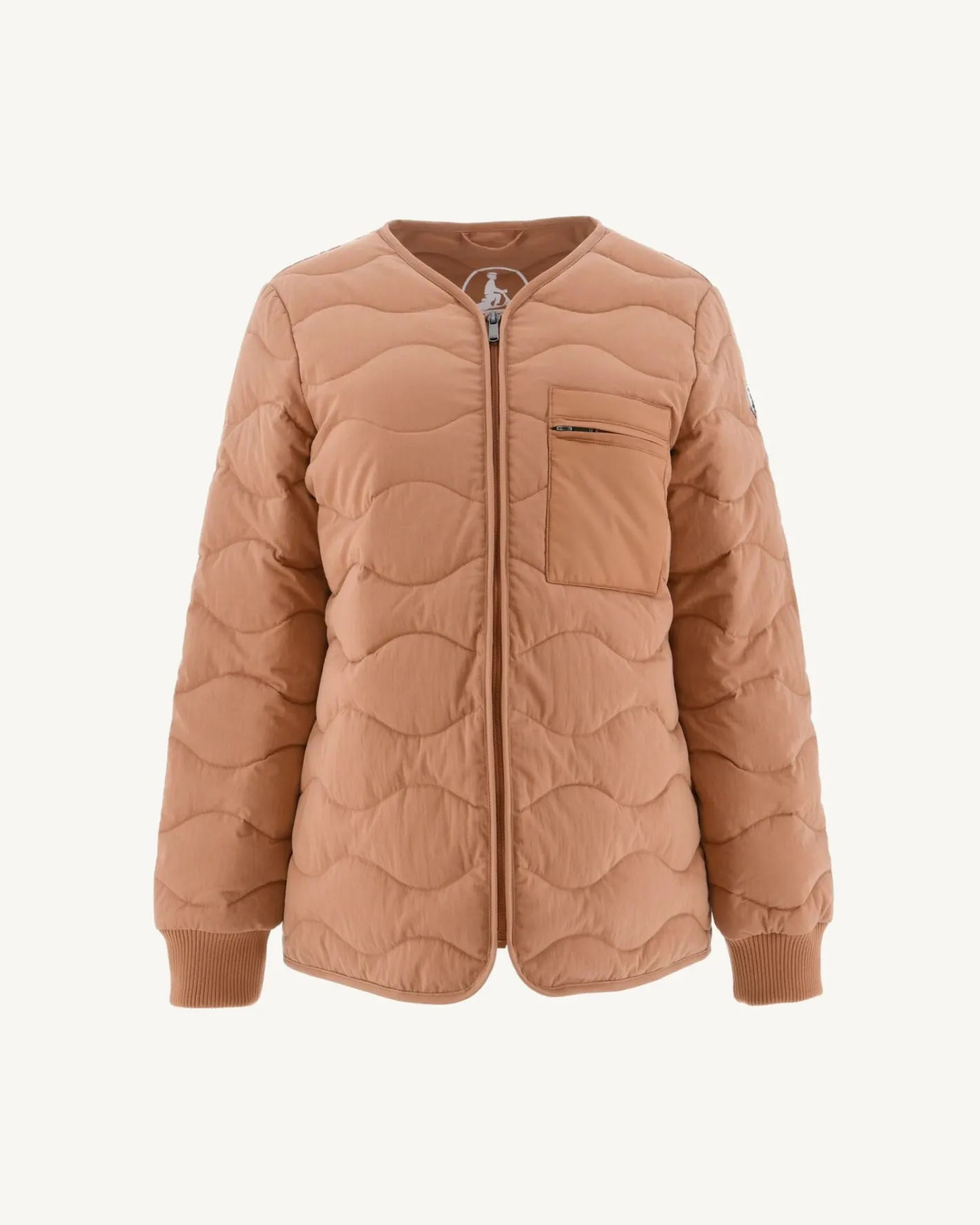 Donzen Jassen & Jacks-JOTT Veste Zippee Col V Camel Alexia 839 Camel