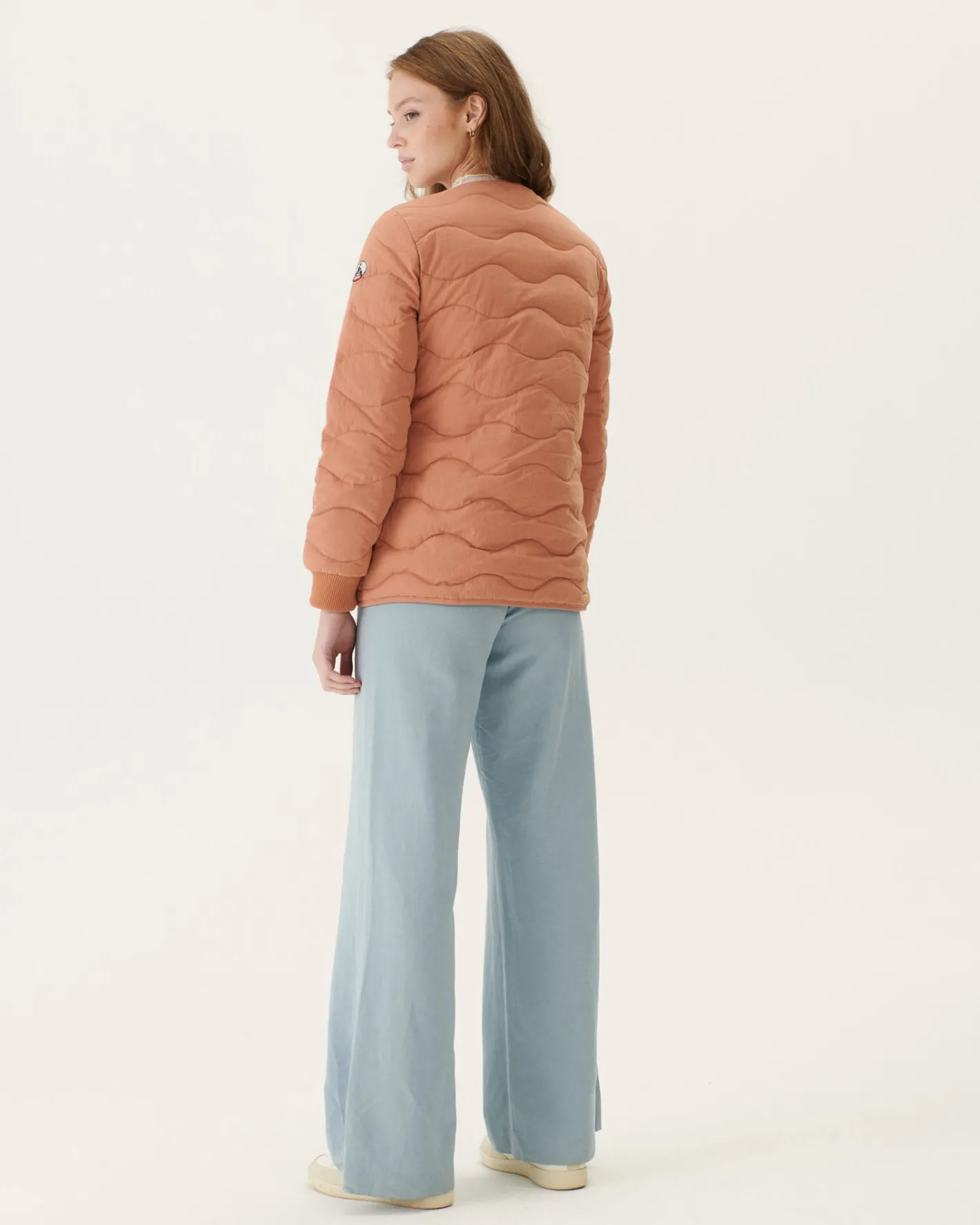 Donzen Jassen & Jacks-JOTT Veste Zippee Col V Camel Alexia 839 Camel