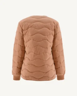 Donzen Jassen & Jacks-JOTT Veste Zippee Col V Camel Alexia 839 Camel