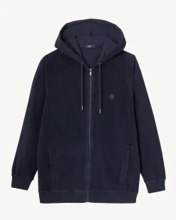 Kleding-JOTT Veste Zippee Eponge A Capuche Marine Nazare 104 Navy