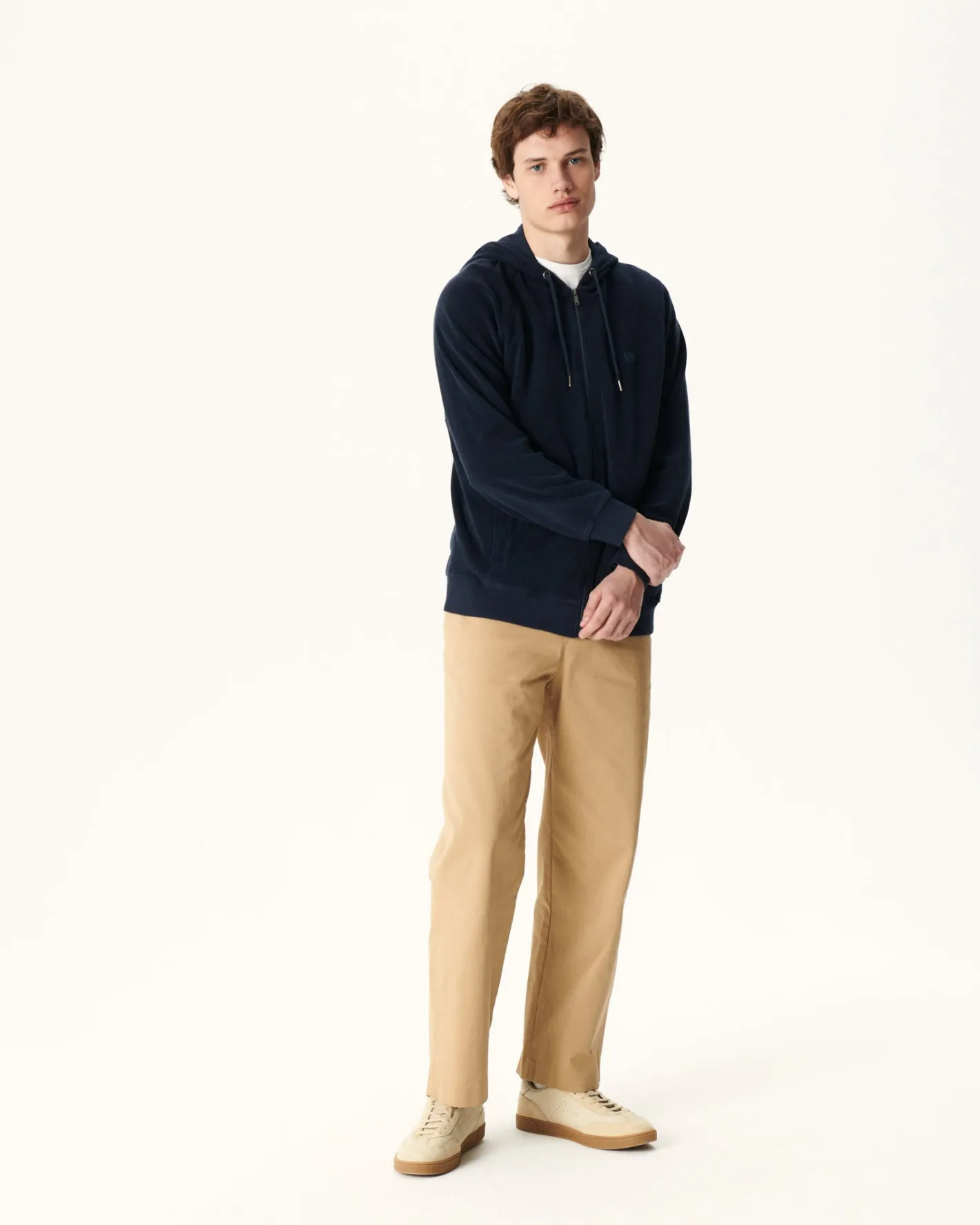 Kleding-JOTT Veste Zippee Eponge A Capuche Marine Nazare 104 Navy