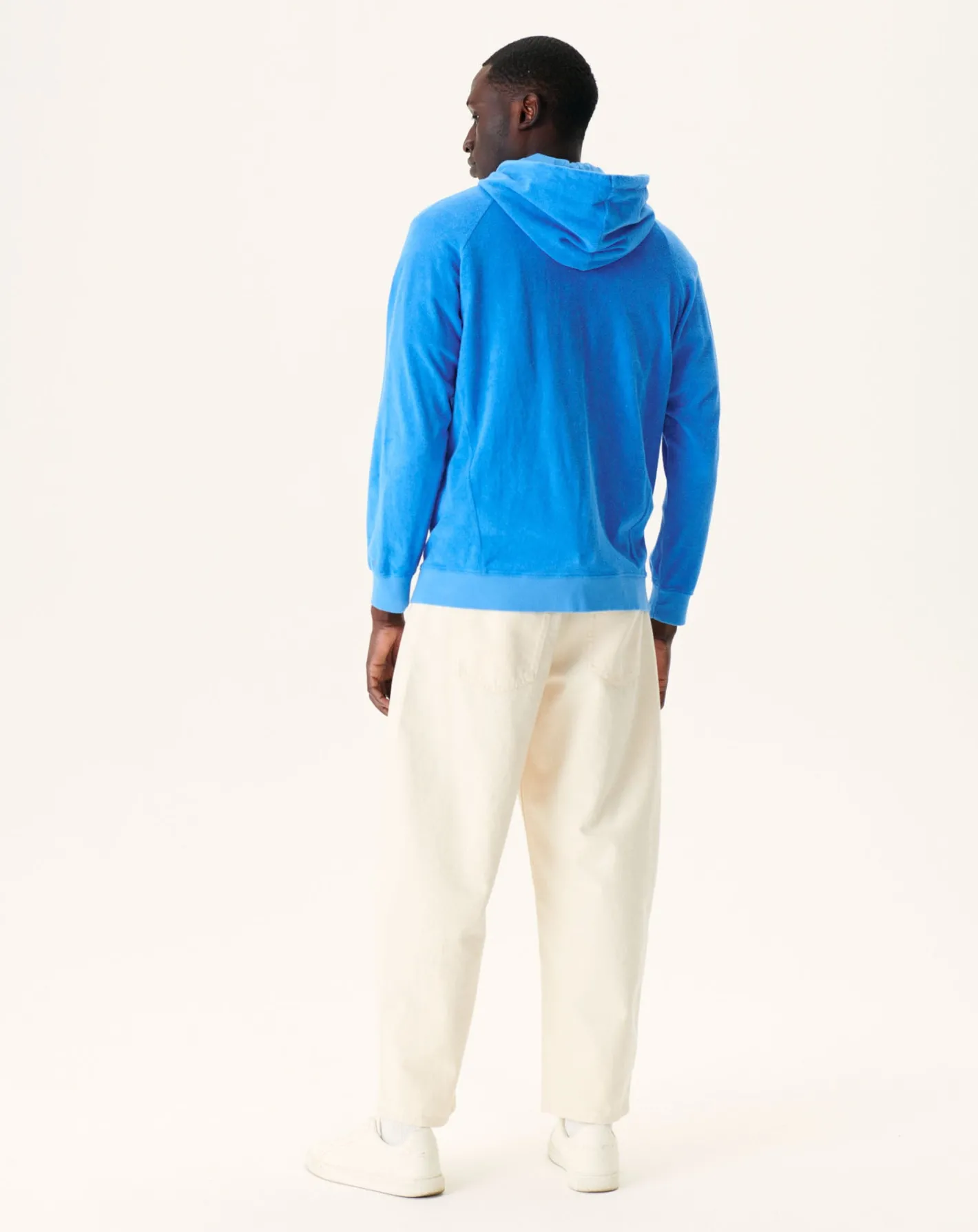 Kleding-JOTT Veste Zippee Eponge A Capuche Azur Nazare 183 Azure