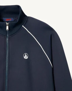 Kleding-JOTT Veste Zippee Femme En Coton Biologique Marine Rocha 104 Navy